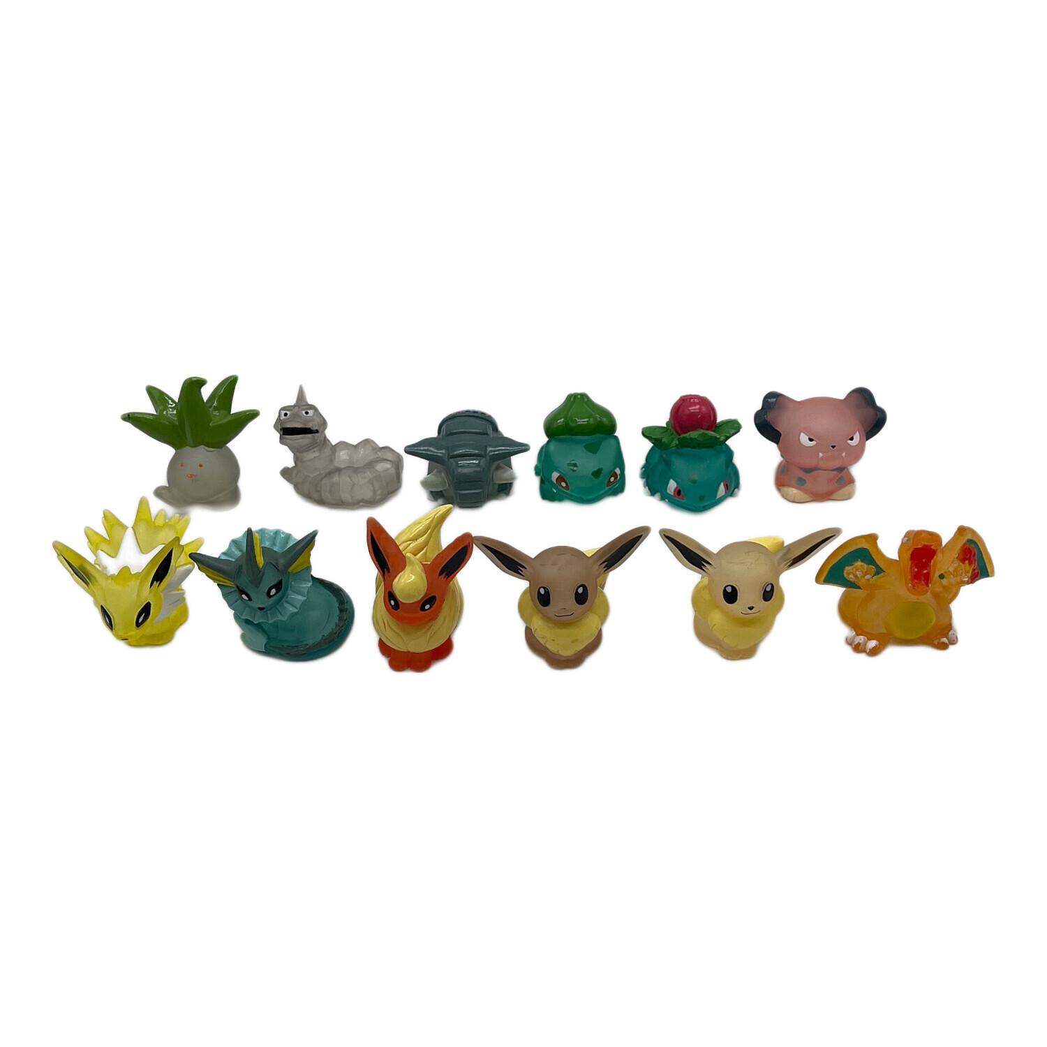 ポケモングッズ @ 12体セット ポケモンキッズ クリアパーツ