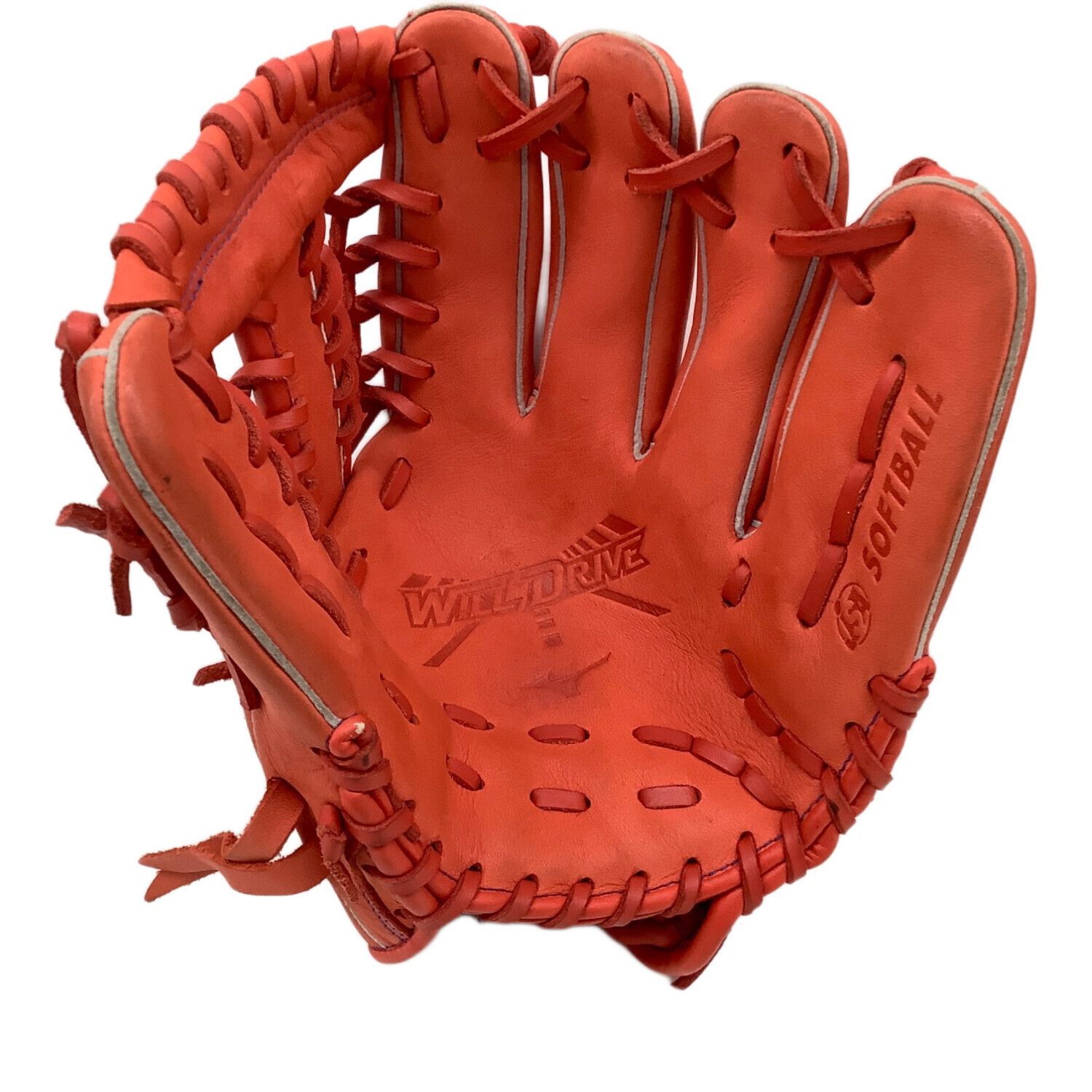 WILD DRIVE 軟式グローブ オレンジ MIZUNO (ミズノ) WILD DRIVE 軟式用