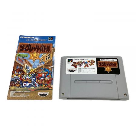 BANPRESTO スーパーファミコン用ソフト ザ・グレイトバトル5 コンパチ