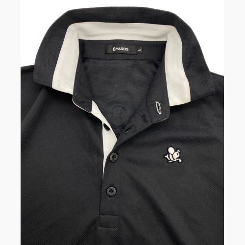 8YARDS (ハチヤーズ) ゴルフウェア(トップス) ブラック×ホワイト