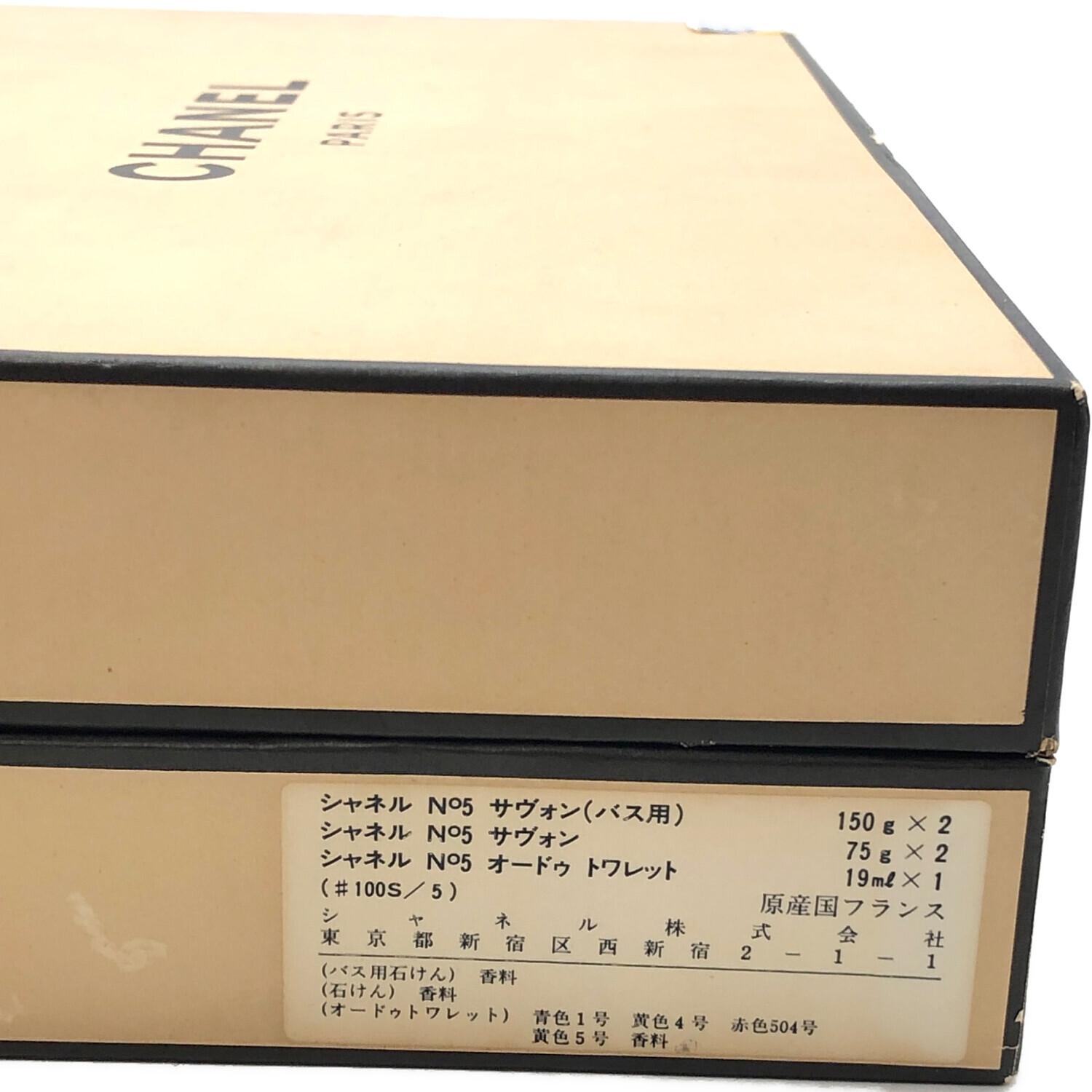 CHANEL (シャネル) オードトワレ＆石鹸セット 石鹸4個・オードトワレ1