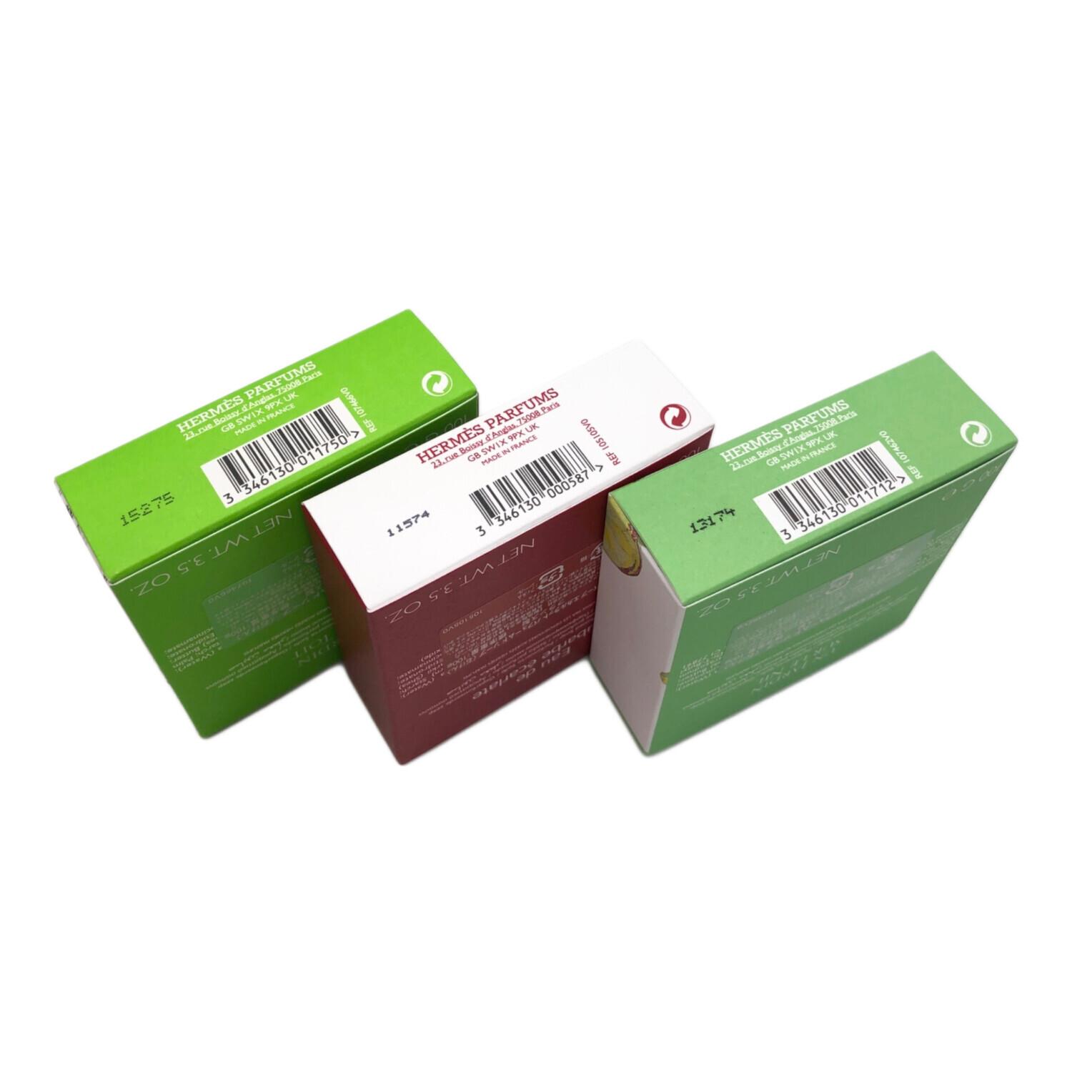 HERMES (エルメス) 石鹸セット パフュームドソープ 3個入り ナイルの庭