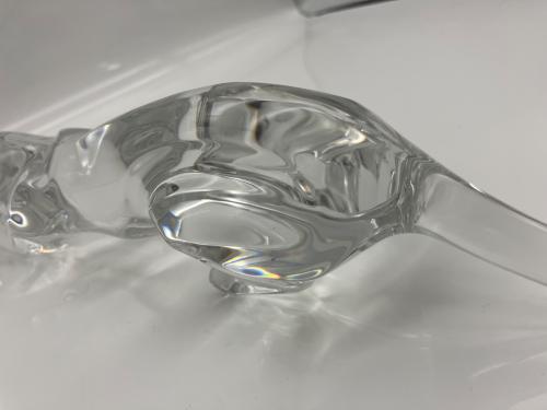 Baccarat (バカラ) パンサーリープ クリスタルフィギュリン ※台座難