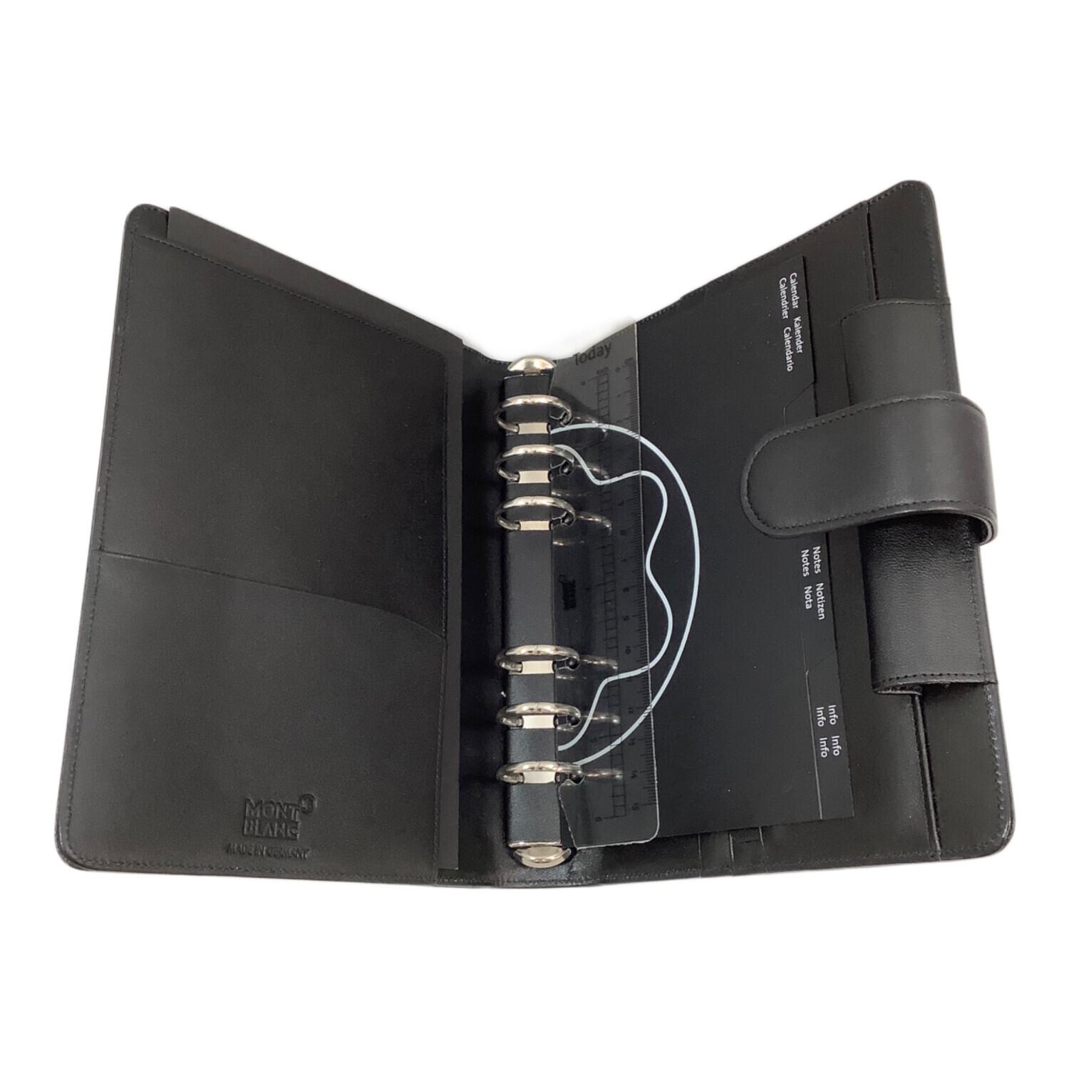 MONTBLANC (モンブラン) システム手帳 ブラック 6穴｜トレファクONLINE