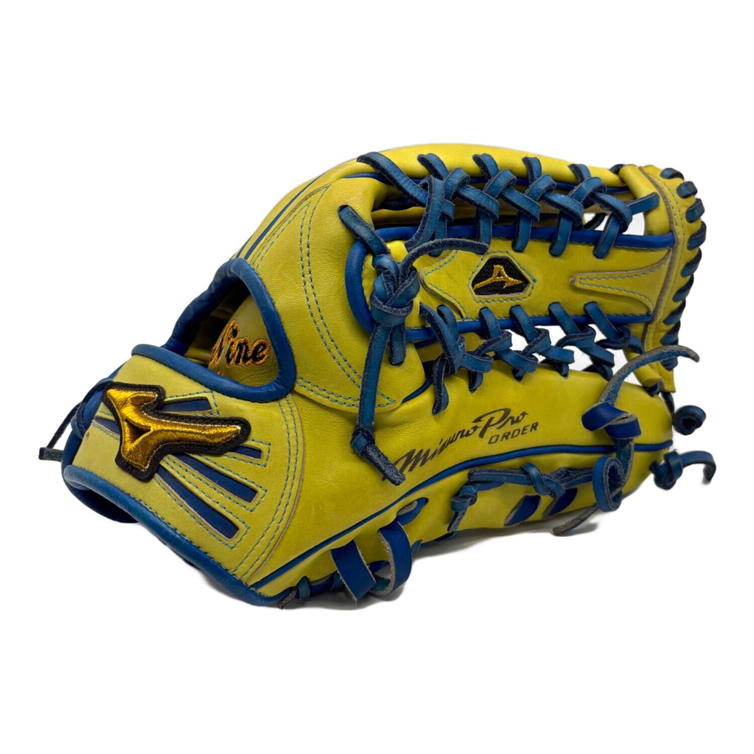 Mizuno Global Elite 軟式グローブ イエロー 収納袋付き Mizuno Global