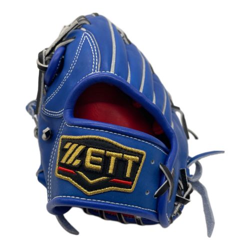 ZETT (ゼット) 軟式グローブ ブルー プロステータス 外野用 左投げ用