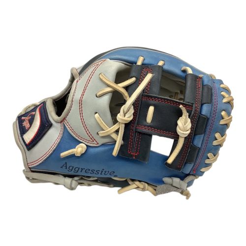 久保田スラッガー (クボタスラッガー) 軟式グローブ グレー×ブルー