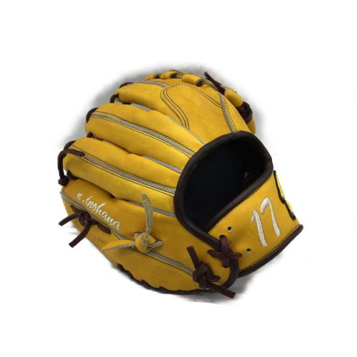 SAEKI (サエキ) 軟式グローブ 硬式兼用 オールラウンド用 イエロー