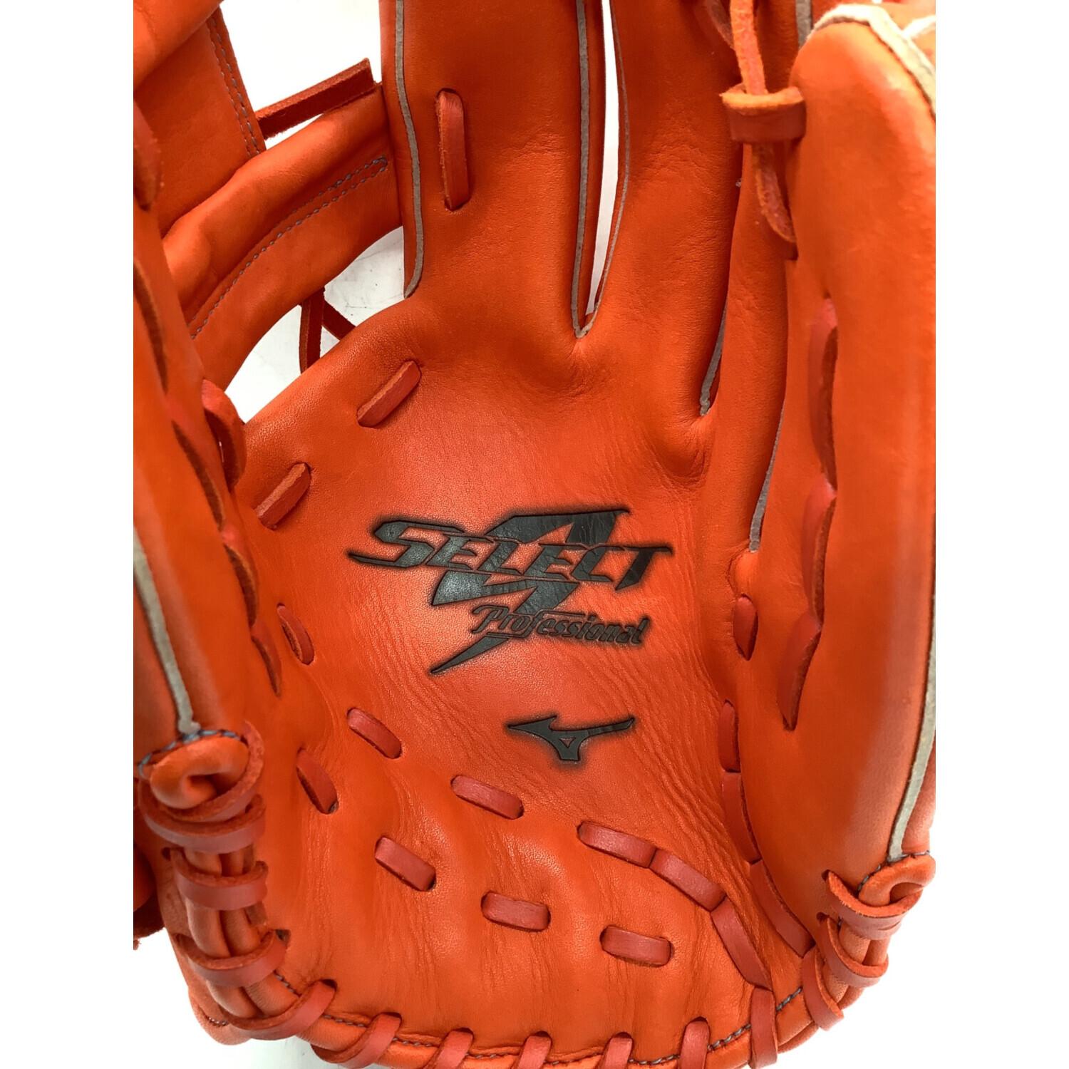 MIZUNO (ミズノ) 軟式グローブ 約29㎝ オレンジ セレクトナイン