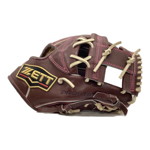 ZETT (ゼット) 硬式グローブ ブラウン PROSTATUS 内野用 BPG-PRO