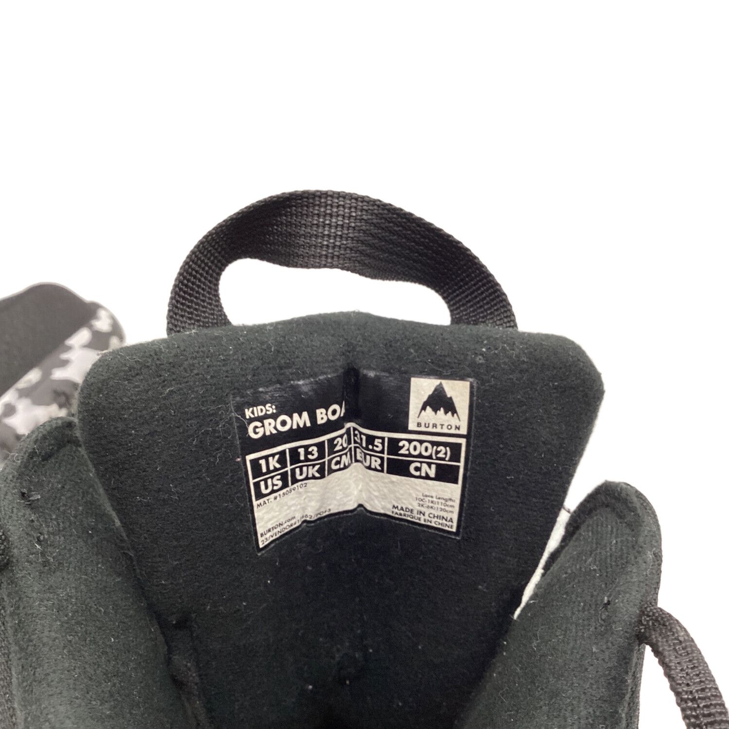 BURTON (バートン) スノーボードブーツ キッズ SIZE 20cm ブラック