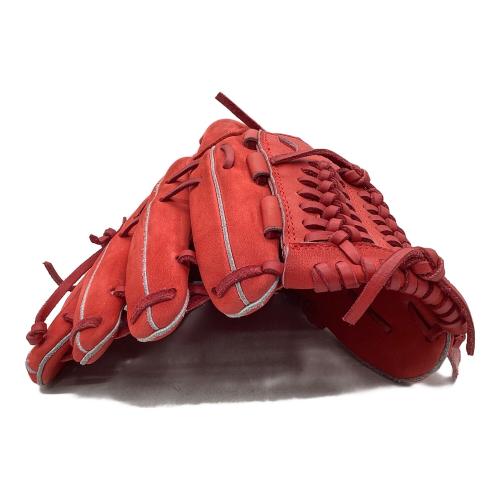 すみれスポーツ 硬式グローブ レッド ケース付 投手用 左投げ用