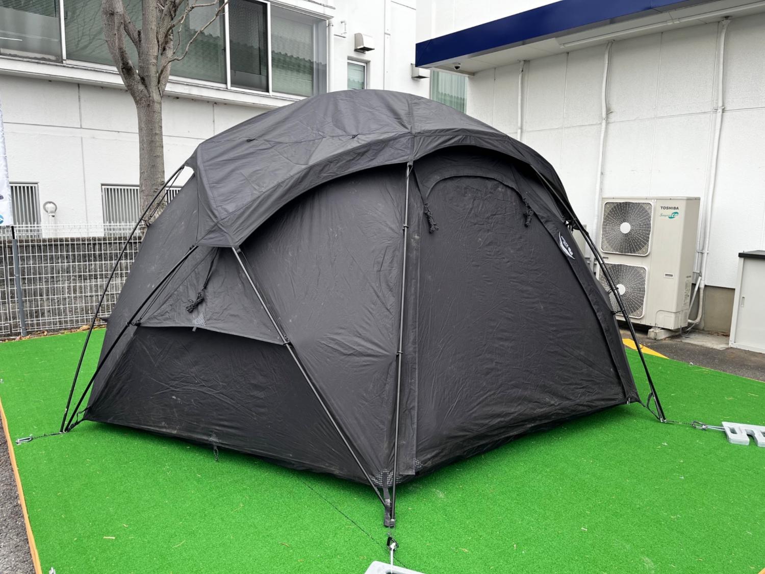 MOBI GARDEN (モビガーデン) ドームテント ブラック コマンダー185 約