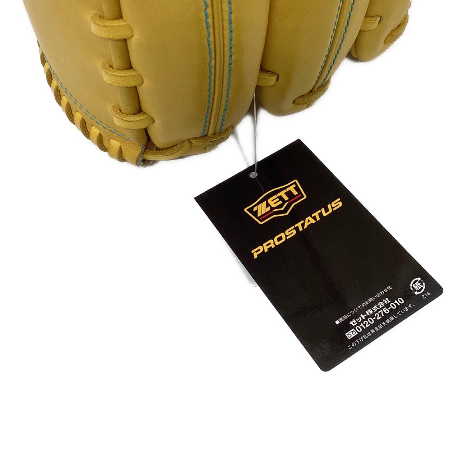 ZETT (ゼット) 硬式グローブ 約29cm イエロー P.C.PATTERN オーダー