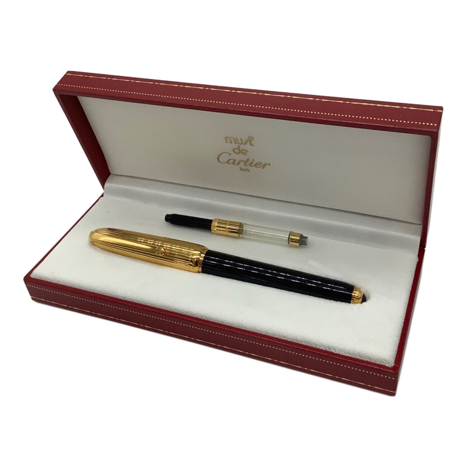 Cartier (カルティエ) 万年筆 ブラック｜トレファクONLINE