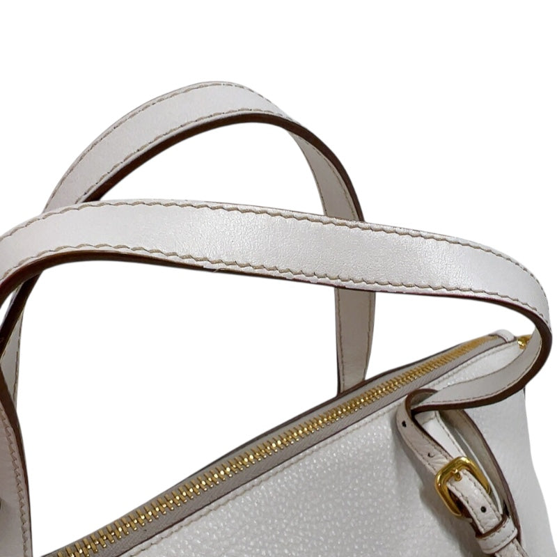 プラダ PRADA ヴィッテロダイノ 2wayハンドバッグ 1BA068 ホワイト