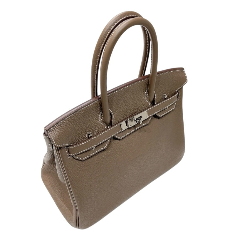 エルメス HERMES バーキン30 U刻印 (2022年製) エトゥープ シルバー
