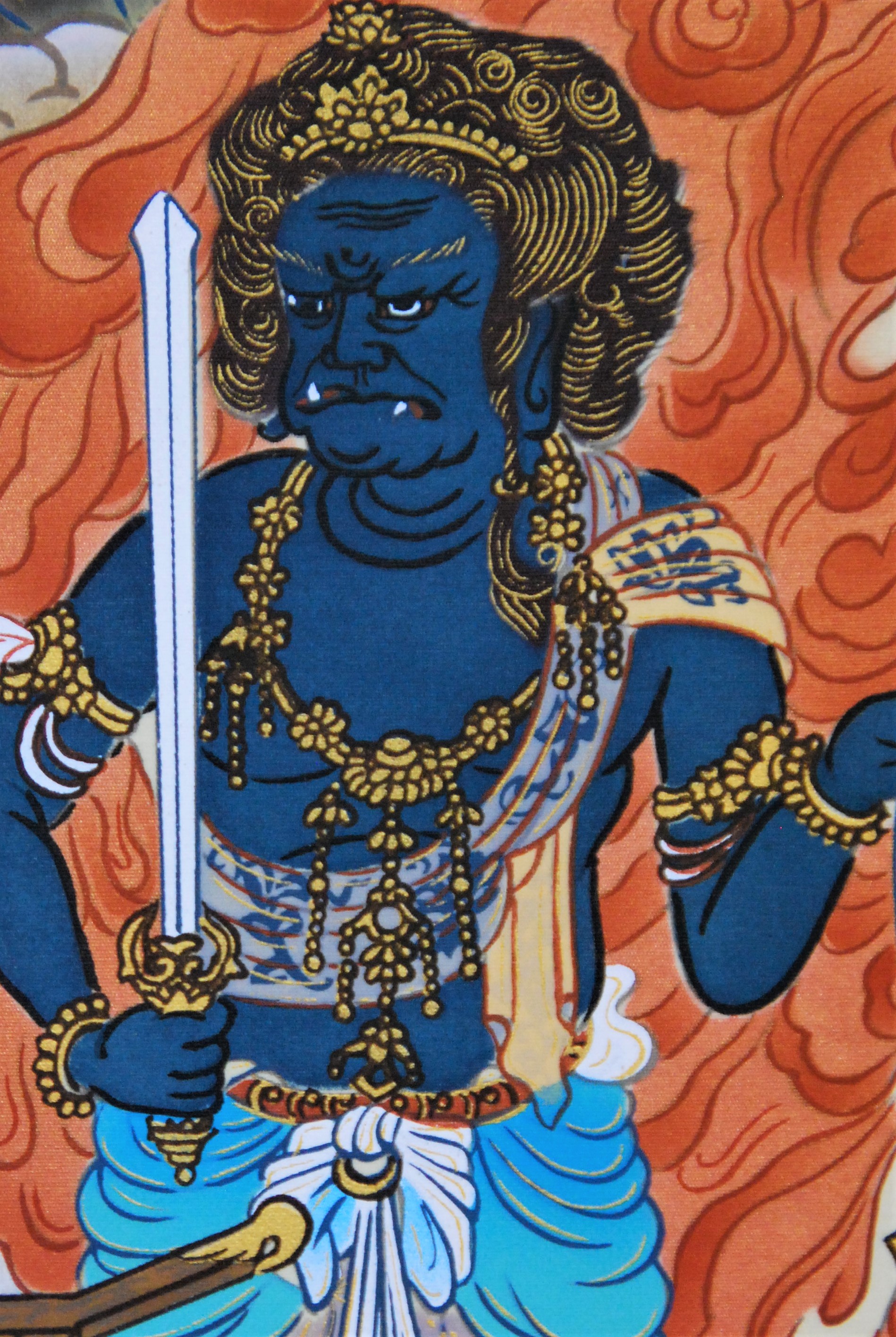 阿波掛軸堂 / K-05 真言十三佛大師付【絹本肉筆】(伊藤香川）