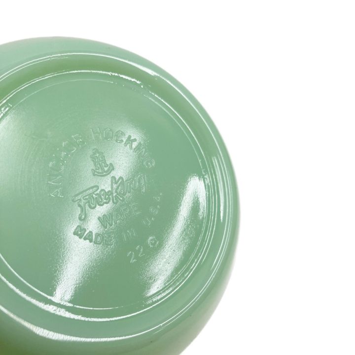 Fire King ファイヤーキング ジェダイ 15ozボウル グリーン - 中古食器