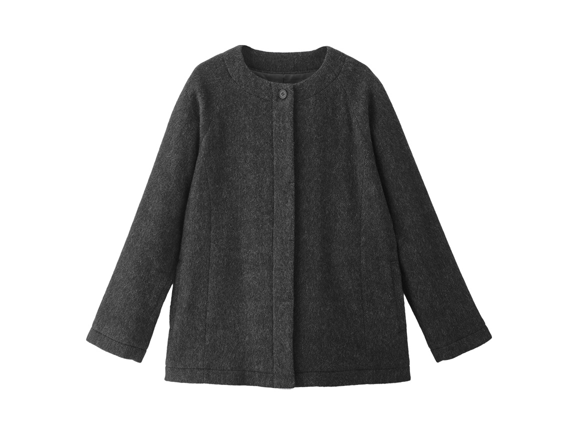 サスティナブルウールハーフコート(02_M 24_ベージュ): ｜ カタログ