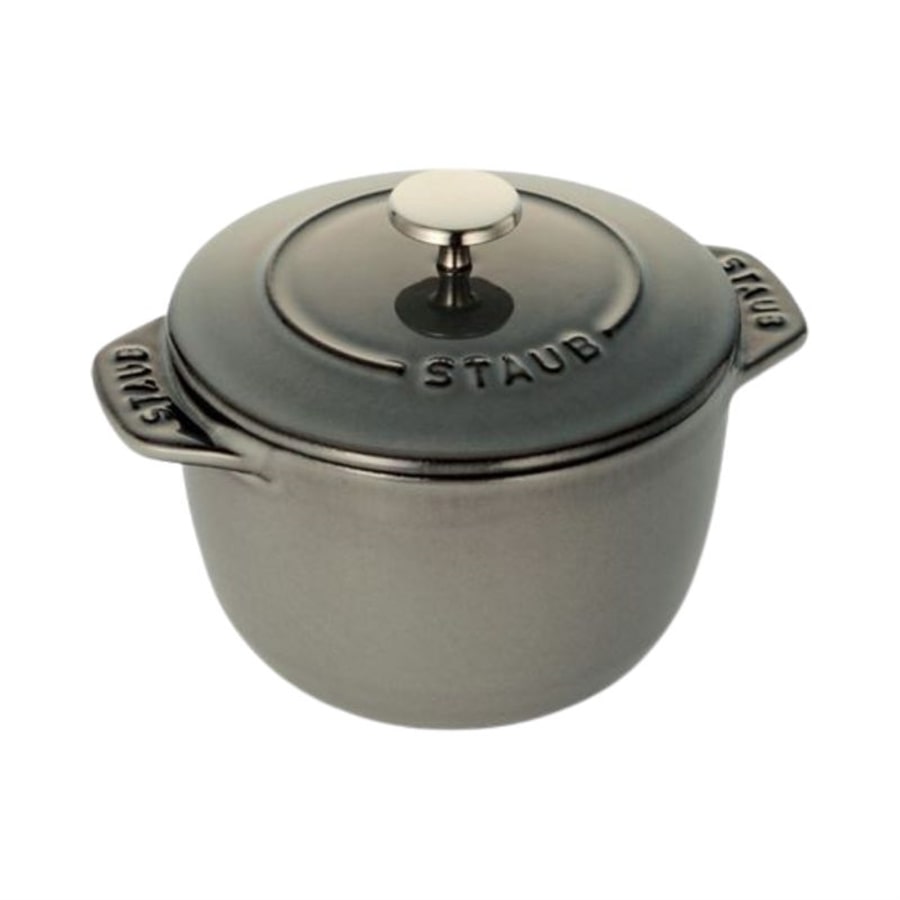 staub ストウブ ラ・ココット de GOHAN 12cm S グレー 40509-702-0