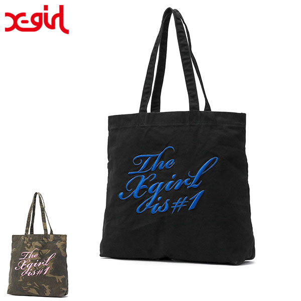 X-girl エックスガール トートバッグ キャンバスバッグ X-GIRL IS