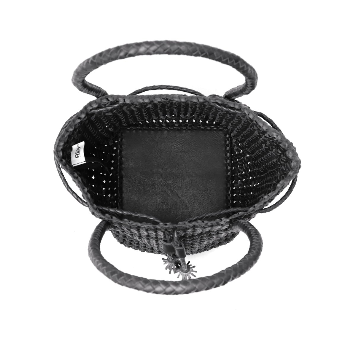 REN トートバッグ レディース 小さめ レン バッグ メッシュ ゴート