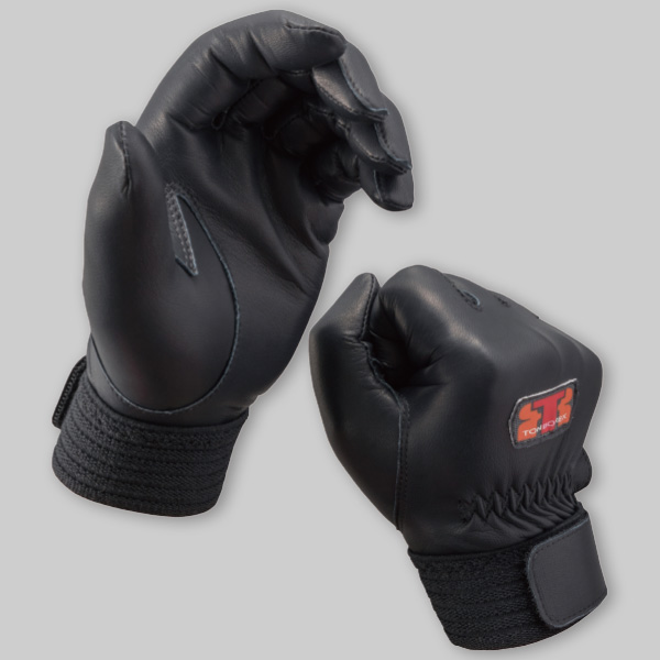 トンボレックス 大会・訓練用羊革手袋 R－MAX1BK 手の平当て無