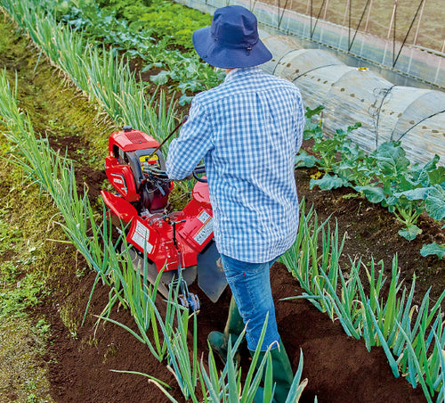 ホンダ リヤロータリー式耕うん機 ラッキーマルチ カバー開閉式