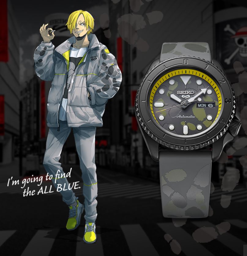 SEIKO5 Sports ONEPIECE ワンピース Limited Edition サンジモデル