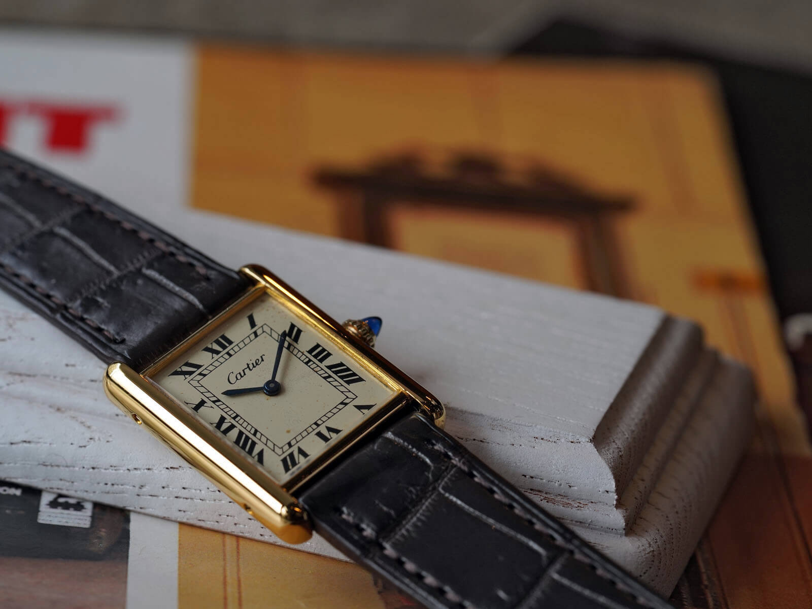 カルティエ/プレマストタンクLM/ホワイトローマンダイヤル/Cartier/Pre