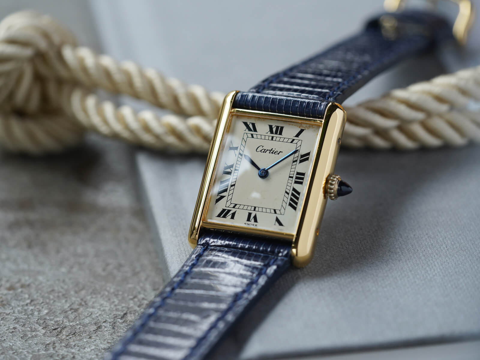 カルティエ/プレマストタンクLM/ホワイトローマンダイヤル/Cartier/Pre