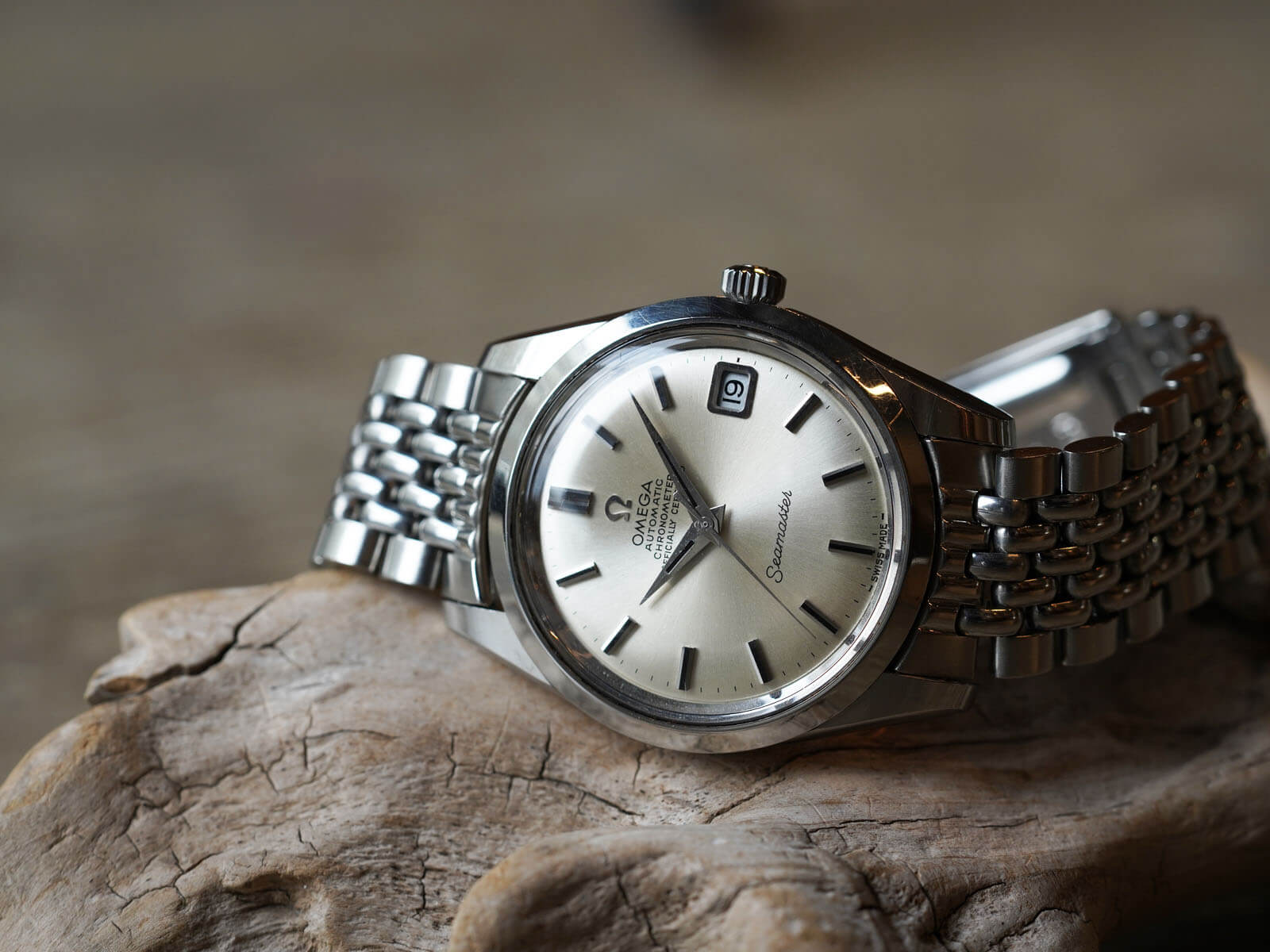 オメガ/シーマスターデイト/シルバーダイヤル/Omega/Seamaster Date