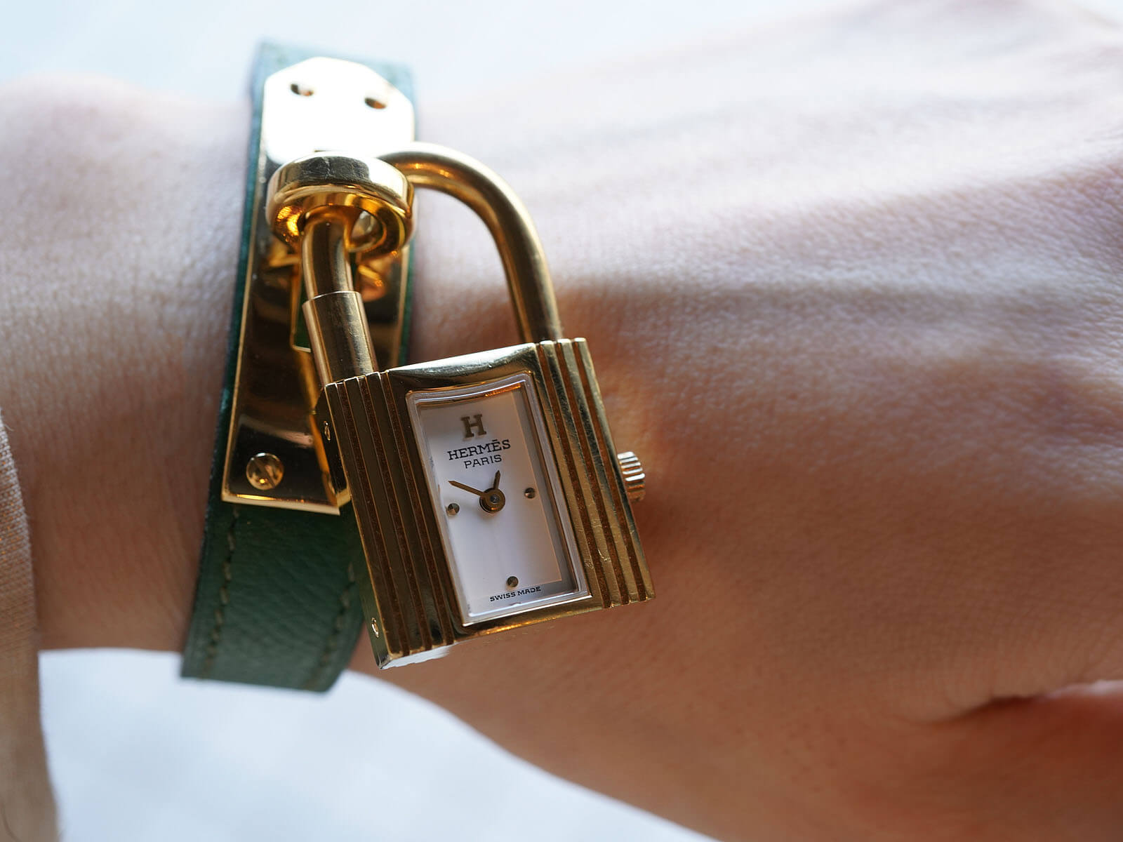 エルメス/ケリーウォッチ/ホワイトダイアル/Hermes/Kelly Cadenas