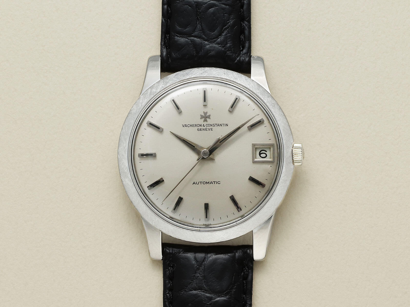 ヴァシュロンコンスタンタン/モザイクラウンドケースデイト/シルバー