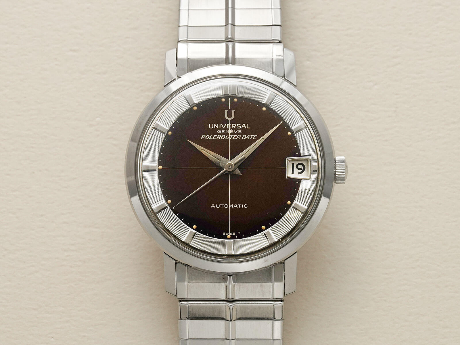 ユニバーサルジュネーブ/ポールルーターデイト/クロスライントロピカル