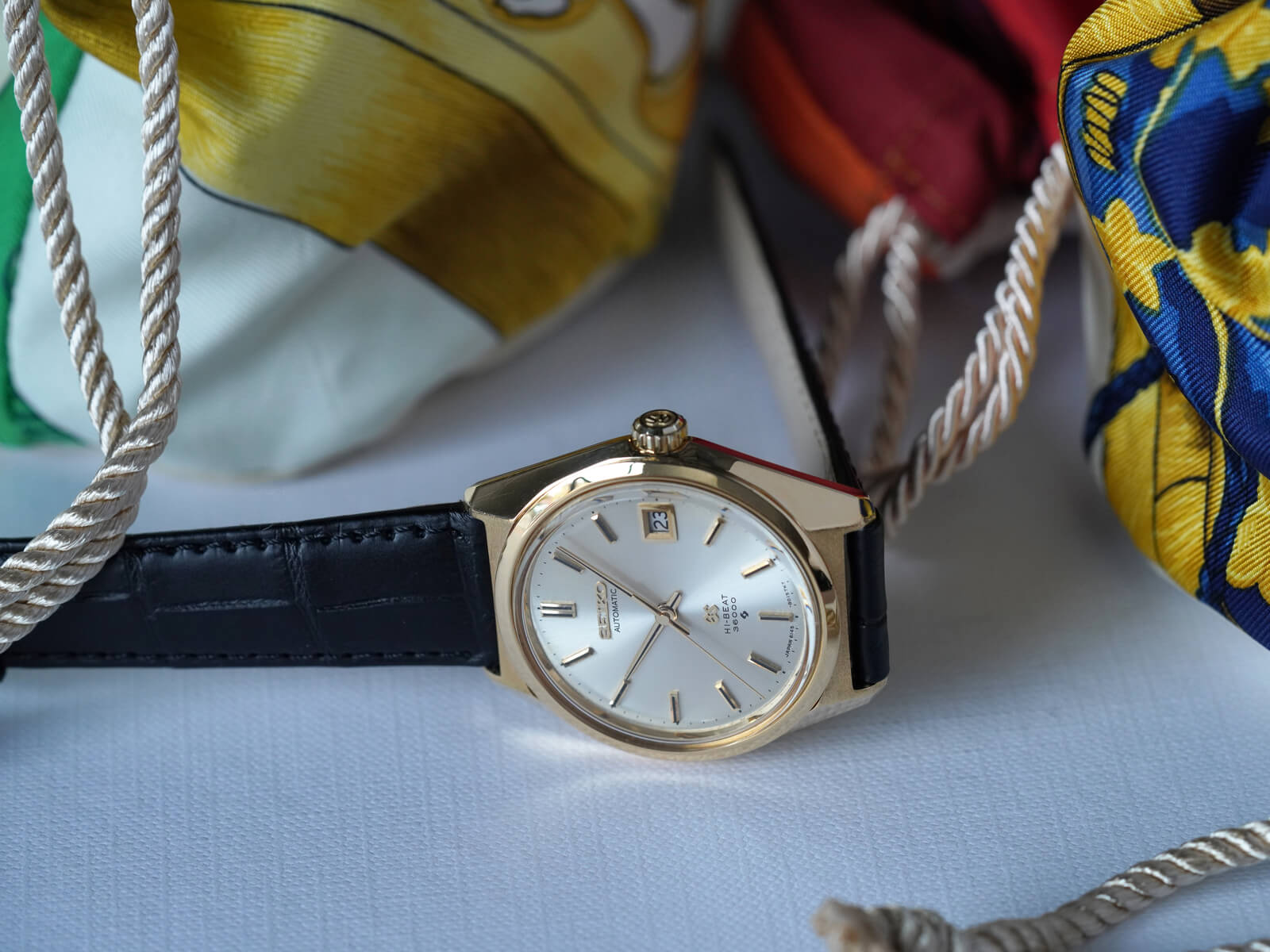 グランドセイコー/61GS/ハイビート36000デイト/シルバーダイヤル/Grand