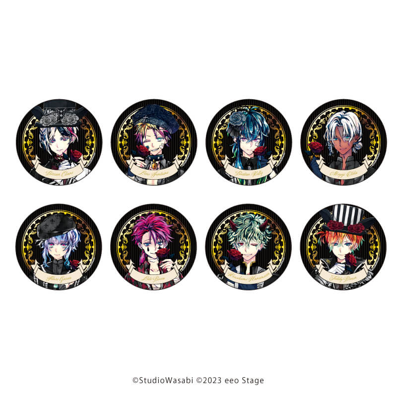 缶バッジ「悪魔執事と黒い猫」09/黒のお茶会ver. 【BOX01】 ブラインド