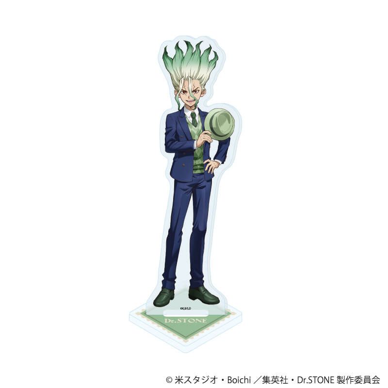 アクリルスタンド「Dr.STONE」49/アーガイル柄ver. 石神千空(描き