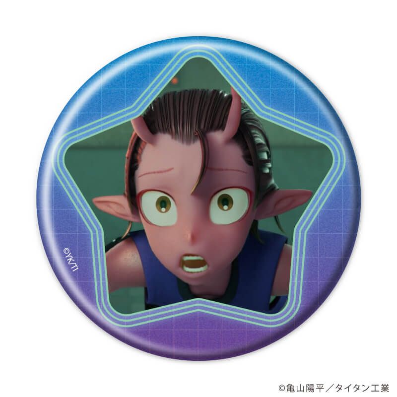 缶バッジ「TVアニメ『銀河特急 ミルキー☆サブウェイ』」01