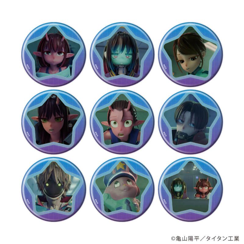 缶バッジ「TVアニメ『銀河特急 ミルキー☆サブウェイ』」01/ブラインド