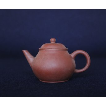 中国宜興窯 単孔朱泥急須/茶壷 70-80年代 P137｜骨董店 のびる 古美術