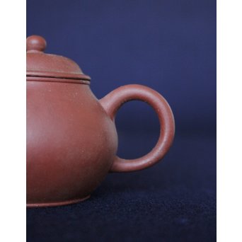 中国宜興窯 単孔朱泥急須/茶壷 70-80年代 P137｜骨董店 のびる 古美術