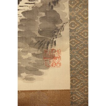 児玉果亭【山水春夏秋冬】四幅対 掛軸 Z395｜骨董店 のびる 古美術