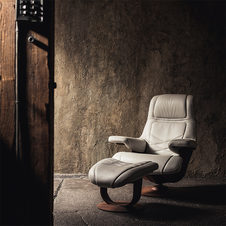 domani】 Excel-Life オットマン EXEFORT RSA006（M） ホワイト