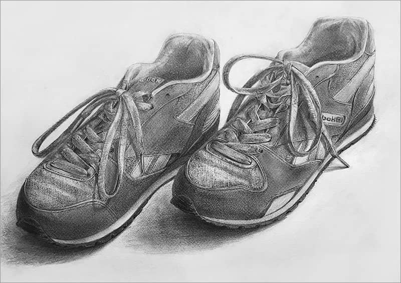 靴のデッサン | 描き方のコツや良い構図は？細密描写に挑戦