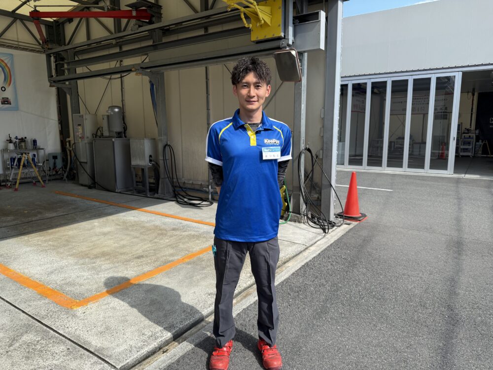 KeePerつなぎを夏仕様のポロシャツに衣替え - キーパー