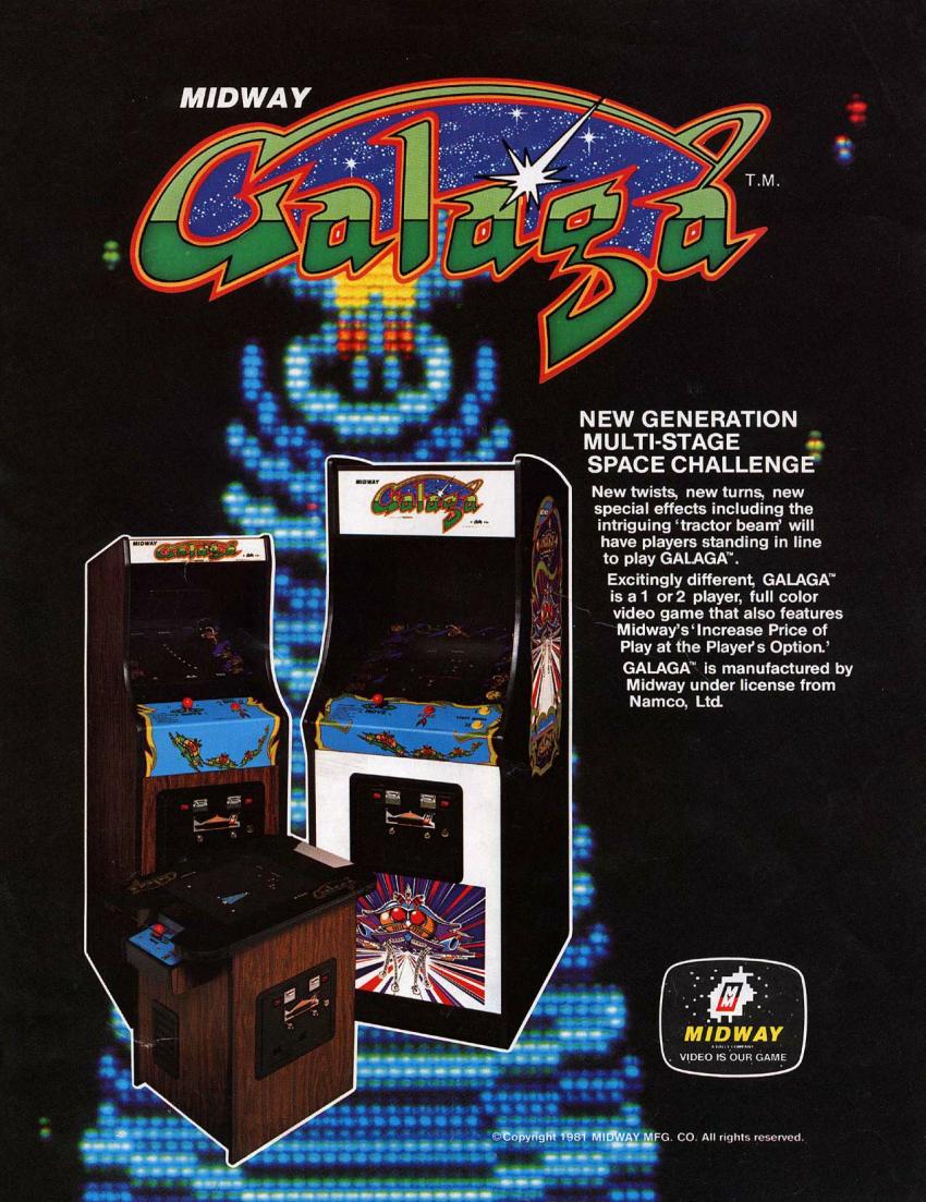 Galaga (video game, Arcade, 1981) reviews & ratings - Glitchwave