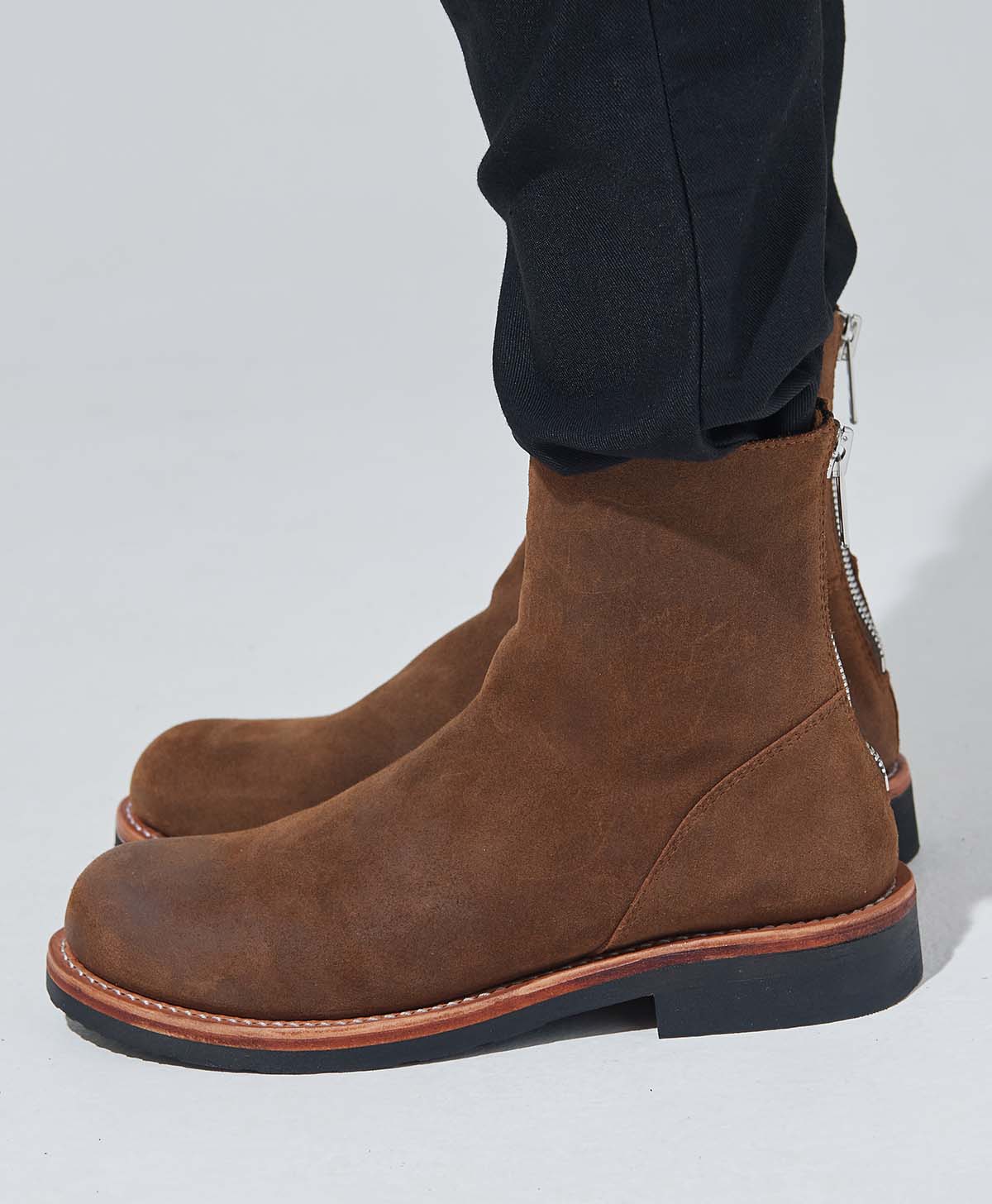 革靴 バックジップ ブーツ｜カドヤ公式オンラインショップ｜elefantas