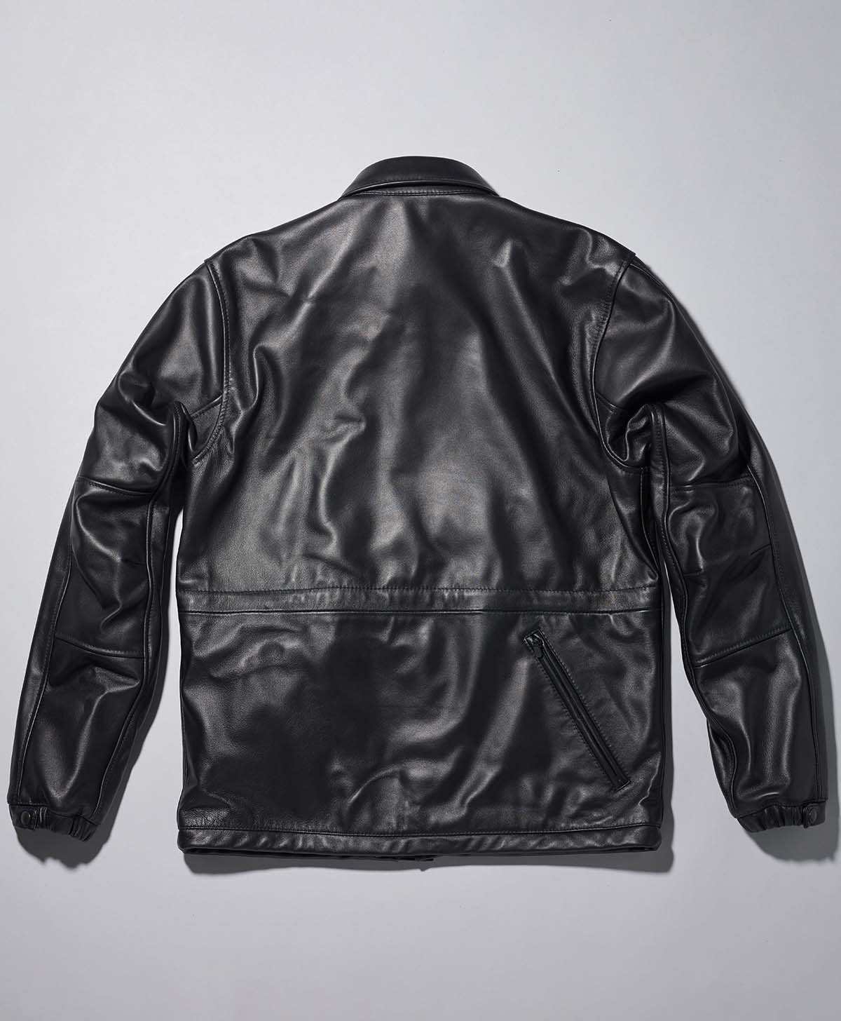 LEATHER COACH JACKET